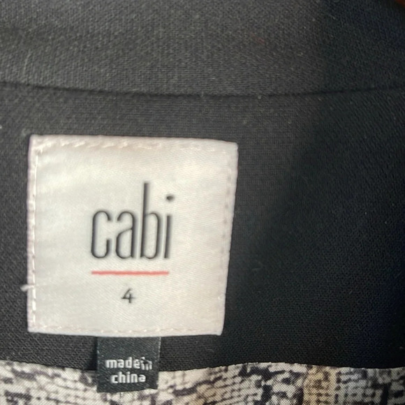 CABI Abbott Jacket Blazer Black Pleated Statement Balloon Sleeves Buttoned 4 - Picture 7 of 11